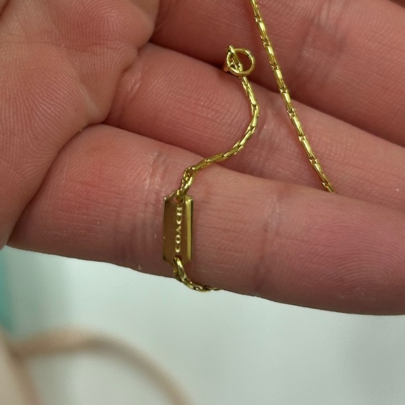 Coach Signature Enamel Necklace - Picture 5 of 6